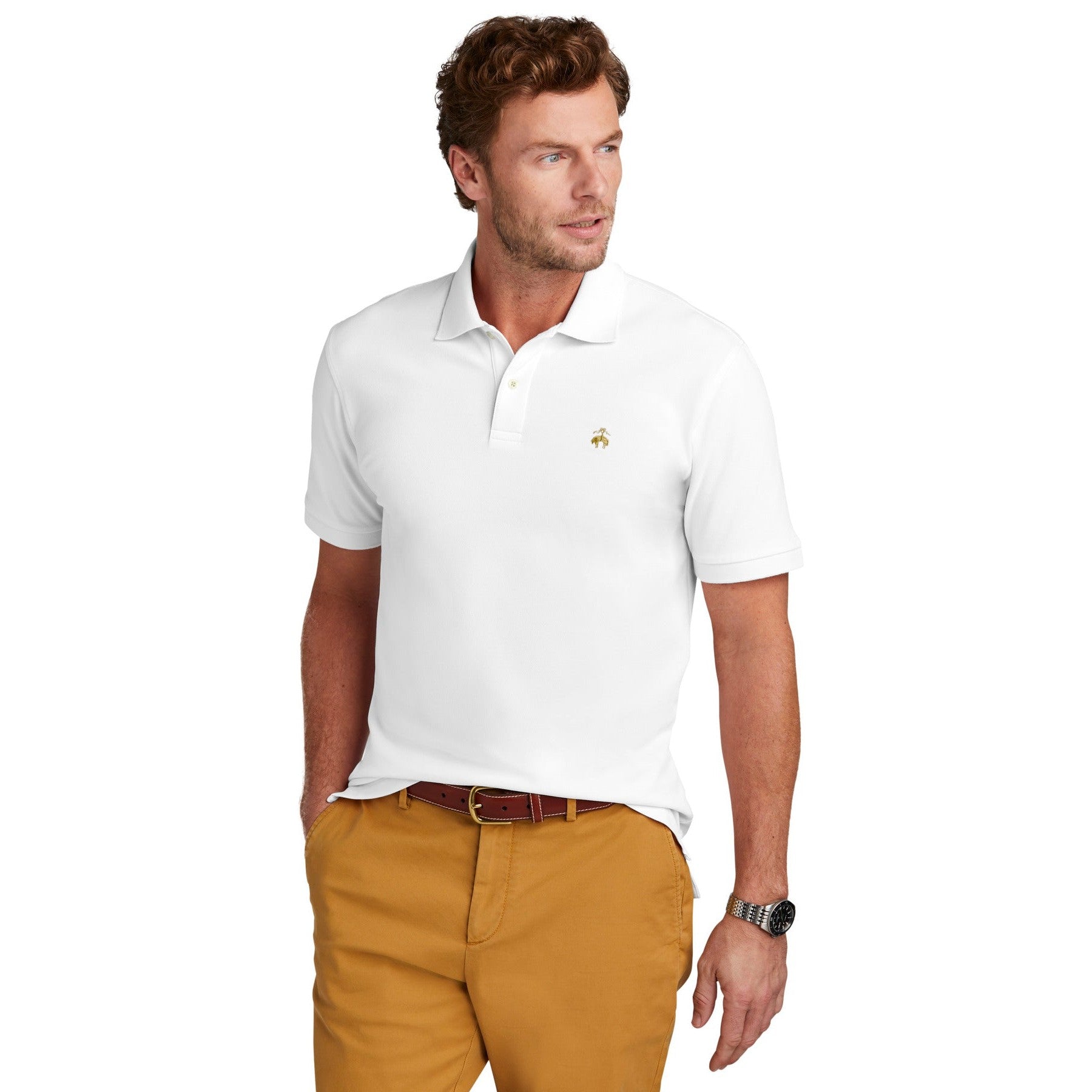 Brooks Brothers-Brooks Brothers® Pima Cotton Pique Polo BB18200-MedTech-6